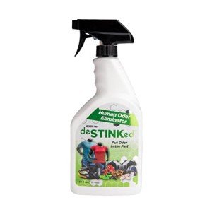 deSTINKed Human Odor Eliminator | Spray & Play Triple-Action Formula | Safe for Clothing, Fabrics, & Gear | 24oz | Made In USA