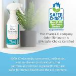 Pharma-C Odor Eliminator [6-12oz Bottles] - Bulk Fabric & Room Spray -Extra Strength Multipurpose Air Freshener & Fabric Refresher- Neutralize Deodorize