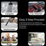 Powerful Fresh Linen Scented Fabric & Upholstery Deodorizer & Freshener Powder. Odor Eliminator,Pet Safe, Multipurpose formula. Use for furniture,carpet,rug,mattresses
