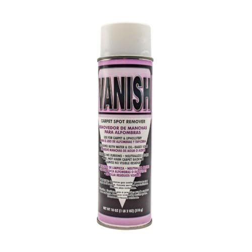 Armchem Vanish carpet spot remover is safe for all fabrics and leaves no residue