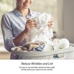 SnugPad Wool Dryer Balls XL Size 6 Pack, Natural Fabric Softener 100% Organic Premium New Zealand Wool, No Fillers, Anti Static, Lint Free, White 6 Count