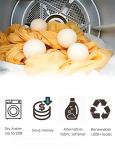 OHOCO Wool Dryer Balls 6 Pack XL, Organic Natural Wool for Laundry, Fabric Softening - Anti Static, Baby Safe, No Lint, Odorless and Reusable Gray