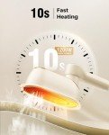 Travel Steamer Iron for Clothes, 1200W Portable Handheld Steamer Iron 4Mode with LCD Display 10S Fast Heating 180° Swivel Handle Powerful Wrinkle Remover, Garment Steamer for Home, Dorm, Travel, White