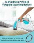 BEAUTURAL Steamer for Clothes, Portable Handheld Garment Fabric Wrinkles Remover, 30-Second Fast Heat-up, Auto-Off, Large Detachable Water Tank