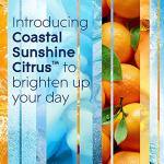 Glade PlugIns Refills Air Freshener Starter Kit, Scented Oil for Home and Bathroom, Coastal Sunshine Citrus, 0.67 Fl Oz, 1 Warmer + 1 Refill