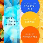 Glade PlugIns Refills Air Freshener Starter Kit, Scented Oil for Home and Bathroom, Coastal Sunshine Citrus, 0.67 Fl Oz, 1 Warmer + 1 Refill