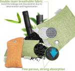 CLEVAST 16 Pack Activated Bamboo Charcoal Air Purifying Bags(8x100g, 8x50g), Natural Fresh Odor Absorber, Deodorizer and Moisture Eliminator, Air Purifier Bags for Home, Closet, Car Air freshener