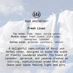 Muse Apothecary Home Ritual Active Odor Eliminator Spray - Furniture Deodorizer Spray & Bathroom Odor Eliminator for Home - Essential Oil Air Freshener - 4oz, Fresh Linen