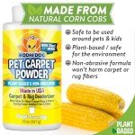 Bodhi Dog Natural Carpet Powder - Dry Pet Smell Eliminator & Urine Odor Remover - Loosens Fur & Dirt - Plant-Based and Biodegradable Room Freshener for Home with Pets - Fresh Laundry (Pack of 1)