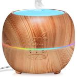 artnaturals Aromatherapy Essential Oil Diffuser – (5.0 Fl Oz / 150ml Tank) – Ultrasonic Aroma Humidifier, Auto Shut-Off – for Home, Office & Bedroom