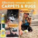 Bodhi Dog Natural Carpet Powder - Dry Pet Smell Eliminator & Urine Odor Remover - Loosens Fur & Dirt - Plant-Based and Biodegradable Room Freshener for Home with Pets - Fresh Laundry (Pack of 1)