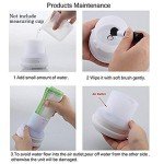 URPOWER 2nd Version Essential Oil Diffuser with Adjustable Mist Mode Waterless Auto Shut-Off and 7 Color LED Lights for Home Office, One Size (Pack of 1), White