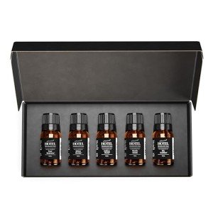 AirScent Hotel Diffuser Oil Gift Set - Pure Luxury 5 Star Hotel Scents - 10 mL, 0.34 fl oz Fragrance Oil Set - Four Seasons, Hilton Signature, The Edition, Westin Signature and Ritz Carlton Fragrances