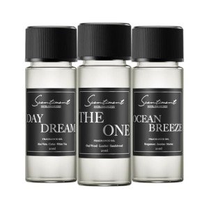 Hotel Diffuser Oil | Aromatherapy Fragrances Inspired by 5-Star Hotels | Luxurious Scents with Notes of Cardamom, Tuscan Leather, and Sandalwood (20ml, Top 3 Scents)