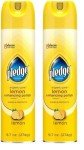 Pledge Multisurface Furniture Polish Spray, Works on Wood, Granite, and Leather, Shines and Protects, Lemon, 9.7 oz (Pack of 2)