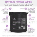 Wipex Gym Wipes Bucket Refill Plant-based Fitness Equipment Cleaner, Lavender and Vinegar to Clean Surfaces, Safe Yoga Mat and Peloton Cleaner, 400 Count (Pack of 2)