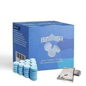 DOKIKO 100 PCS Glass Cleaner Refill Tablets,Glass Cleaner Tablets, Window Cleaner Refill Tablets, 100 Concentrated Dissolvable,1 Pack Makes 100 * 16 fl oz Cleaner Spray Effective cleaning