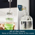 Grove Co. Glass Cleaner, Refill Concentrate (6 x 1 Fl Oz) Streak Free, Plant-Based Household Cleaning Supplies, No Plastic Waste, 100% Natural Lemon & Eucalyptus Fragrance, 3 x 2 Pack Refills