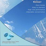 DOKIKO 100 PCS Glass Cleaner Refill Tablets,Glass Cleaner Tablets, Window Cleaner Refill Tablets, 100 Concentrated Dissolvable,1 Pack Makes 100 * 16 fl oz Cleaner Spray Effective cleaning