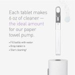 simplehuman Multi-Surface Cleaning Tablets, Eco-Friendly, Safe Around Kids & Pets, Geranium Scent, 12 Pack Tablets (Makes 72 oz of Spray Cleaner)