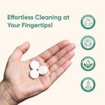 Green Llama Eco-Friendly Cleaning Refill Tablets Variety Pack - Multi-Surface, Glass & Bathroom Cleaners with Natural Essential Oils in Compostable Packaging, Biodegradable, Family & Pet Safe