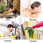 UUJOLY 17 oz Plastic Spray Bottle Trigger Empty Spray Bottles Clear Refillable Container for Water, Essential Oils, Hair, Cleaning Products, Adjustable Head Sprayer and Stream (2 Pack)