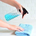 Youngever 5 Pack 16 Ounce Empty Plastic Spray Bottles, Spray Bottles for Hair and Cleaning Solutions (Black Sprayer)