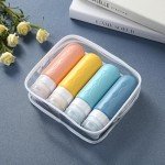 Gemice Travel Bottles for Toiletries, Tsa Approved, Travel Size Containers, BPA Free Leak Proof Tubs Refillable Liquid Accessories for Cometic Shampoo and Lotion Soap