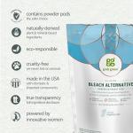 Grab Green Bleach Alternative Pods, 60 Count, Chlorine Free, Fragrance Free, Plant and Mineral Based, Laundry Booster to Brighten Whites, Removes Stains, Neutralizes Odors