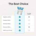 Grab Green Bleach Alternative Pods, 60 Count, Chlorine Free, Fragrance Free, Plant and Mineral Based, Laundry Booster to Brighten Whites, Removes Stains, Neutralizes Odors