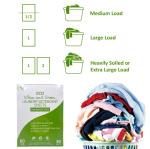 HLP Laundry Detergent Sheets - 30 Detergent Sheets - 60 Loads - Fragrance Free - No Plastic Jug -Concentrated NO Liquid Laundry Soap - Eco Friendly Sheets (1 Pack)
