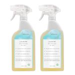 naturally it's clean Laundry Stain Remover, Spray and Odor Eliminator | Enzyme Powered and Fabric Safe | Removes Coffee, Grease, Makeup, Ink, Wine, and all Odors | 2 Pack