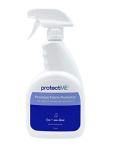 protectME Fabric Protector and Stain Resistant Spray - Upholstery Fabric Spray for Stain Guard for Carpet, Shoes, Couch, Sofa - Non Toxic Water Based Furniture Protector - 25.4 Fl. Oz.