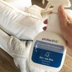 protectME Fabric Protector and Stain Resistant Spray - Upholstery Fabric Spray for Stain Guard for Carpet, Shoes, Couch, Sofa - Non Toxic Water Based Furniture Protector - 25.4 Fl. Oz.