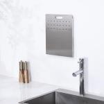 Ximasim Over the Sink Cutting Board, Stainless Steel Over Sink Cutting Board, RV Sink Cover for Counter Space, Expandable Dish Drain Board, Kitchen Gadgets, 15.75" x 12.8"