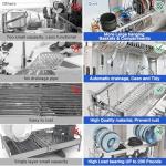 LIVOD Over The Sink Dish Drying Rack, 3-Tier Drying Drainer Rack Over Sink Stainless Steel Adjustable (29.1''~37.4''), Sink Drying Rack with Pots and Pans Rack (Silver)