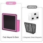 KITANIS Magnetic Pen Holder,2 Pack Magnetic Dry Erase Marker Holder with Generous Compartments,Strong Magnet Storage Marker Pen Pencil Organizer for Refrigerator,Whiteboard,Locker Accessories
