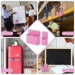KITANIS Magnetic Pen Holder,2 Pack Magnetic Dry Erase Marker Holder with Generous Compartments,Strong Magnet Storage Marker Pen Pencil Organizer for Refrigerator,Whiteboard,Locker Accessories