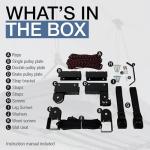 StoreYourBoard Cargo Box Ceiling Storage Hoist, Heavy Duty Holds 150 lbs, Rooftop Carrier Garage Pulley System, Fits 8-10 ft Tall Garage Ceilings