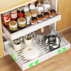 Expandable Pull-Out Cabinet Organizers for Any Space