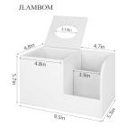 Stylish PU Leather Tissue Box with Organizer