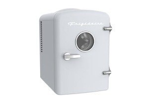 Compact Mini Fridge for 6 Cans - White