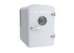 Compact Mini Fridge for 6 Cans - White