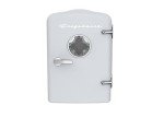 Compact Mini Fridge for 6 Cans - White