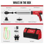 POPULO Electric Toilet Plunger Swift High Pressure Drain Unclogger Plungers for Bathroom, Floors, Shower Heavy Duty Versatile Home Toilet Clog Remover