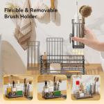 Stylish Stainless Steel Sink Caddy Organizer