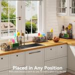 Stylish Stainless Steel Sink Caddy Organizer