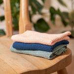 Wild & Stone | Organic Cotton Dish Cloth | Eco-Friendly Kitchen Cloth | Biodegradable & Compostable Cleaning Cloth | Beach Sand