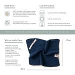 Wild & Stone | Organic Cotton Dish Cloth | Eco-Friendly Kitchen Cloth | Biodegradable & Compostable Cleaning Cloth | Beach Sand