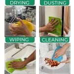 JGS STOCKIST Premium Quality Swedish Sponge Dishcloths 10 Pack for Home & Kitchen, Household Eco-Friendly Cleaning Absorbent Dish Cloth, Reusable Cotton & Cellulose Dishcloth, Washable Dish Towels